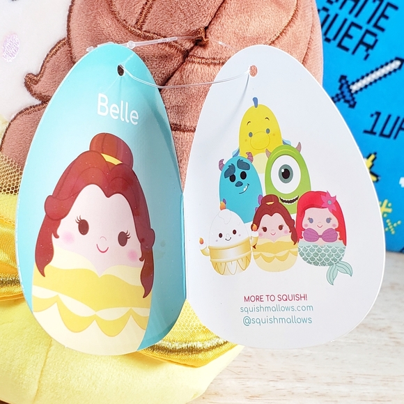 Squishmallow Beauty & The Beast Belle 7" UltraSoft Disney Pixar Movie Plush NWT - Picture 10 of 11